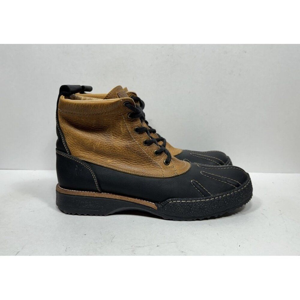 Frye Waterproof Brown Leather Duck Boots Men’s‎ Size 9.5 Shoes